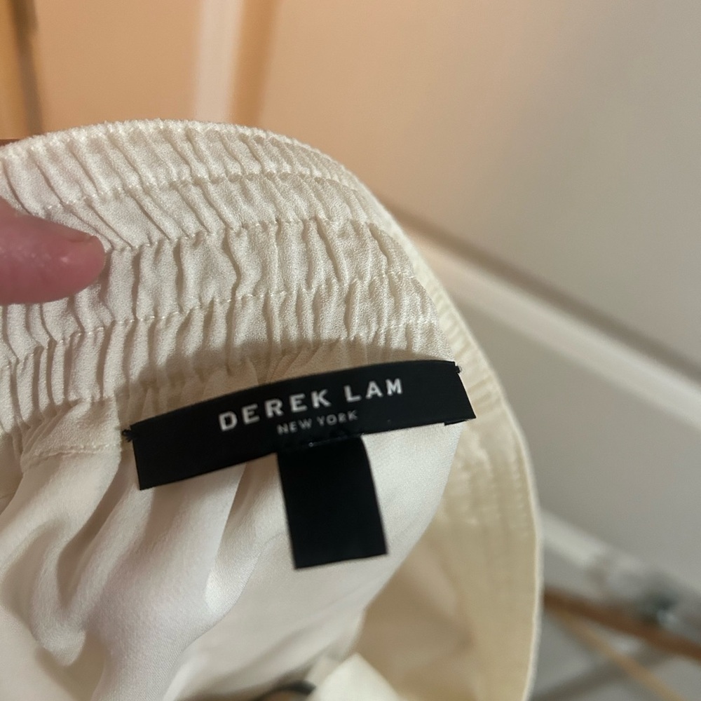 Derek Lam Silk Shirred Off-The-Shoulder Blouse - Picture 5 of 9